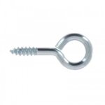 Pitons - vis � bois acier zingu� blanc - 5x35 mm - 100 pi�ces torbel