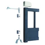 Pivot de portail pour tubes carrs 50 mm - a sceller torbel