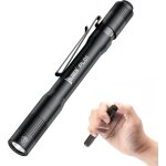 Pl01 lampe de poche led rechargeable, 650 lumens mini lampe de poche, ip68 lampe stylo etanche, 4 modes ...