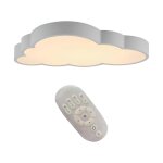 Plafonnier nuage a intensite variable avec telecommande, lustre design dessin anime pour salon et chambre ...