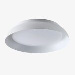 Plafonnier de plafond led pour extrieur en acier azanuy blanc
