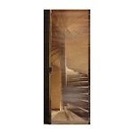 Plage 141016 sticker trompe l'oeil porte - escalier à vis, 204 x 83 cm Plage 141016 sticker trompe l'oeil porte - escalier à vis, 204 x 83 cm
