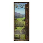 Plage 141028 sticker trompe l'oeil porte - alpages, 204 x 83 cm Plage 141028 sticker trompe l'oeil porte - alpages, 204 x 83 cm
