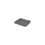 Plaid en fourrure boucl�e gris ardoise 180 x 230 cm