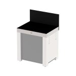 Plan de travail pour cuisine ext�rieure modulo inox & noir