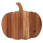 Planche a decouper en bois pour la viande, les fruits et legumes, en forme de citrouille, ideale pour ...