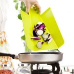 Planche a découper pliante en plastique, portable antidérapant planche a découper pour fruits, légumes ... Planche a découper pliante en plastique, portable antidérapant planche a découper pour fruits, légumes ...