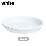 Plante en plastique durable, 4 / 6 / 7 / 8 / 10 pouces, goutte - a - goutte rond, plateaux, pot de fleur, ...