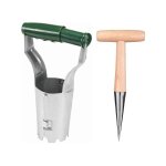 Plantoir  bulbes avec outil de jardinage  main, outil de plantation de graines avec profondeur pour ...