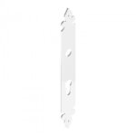 Plaque en aluminium pour grille et portail - blanc tirard