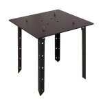 Plaque de base pour parasol xxl hwc - d20, a96 et meran pro, m�tal 24kg