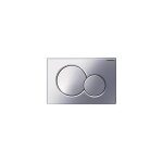 Plaque chrome chasse d'eau wc geberit up320