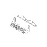 Plaque de connexion saunier duval pour chaudi�res thema & semia condens m�tal 30x10 cm