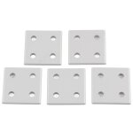 Plaque de connexion verticale  4 trous, 5 pices, pour panneau de jonction de profil d'extrusion d'aluminium ...
