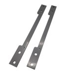 Plaques coulissantes pour ferme portail - argent - dcac632 - - - - ev1 -