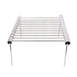 Plaque de cuisson pour barbecue en acier inoxydable, mini tapis portable antiadh�sif pour l'ext�rieur, ...