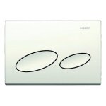 Plaque de d�clenchement kappa 20 double touche blanc - geberit - 115. 228. 11. 1