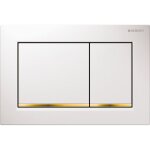 Plaque de dclenchement omega30 geberit, blanc dor (115. 080. kk. 1)