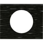 Plaque de finition legrand pour 1 prise celiane corian gouje
