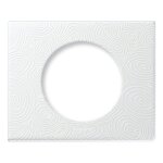Plaque de finition legrand pour 1 prise celiane porcelaine songe