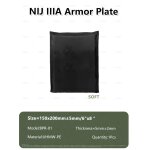plaques pare - balles souples / dures nij iiia nij iii gilet balistique , sac  dos pare - balles, ...