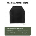 plaques pare - balles souples / dures nij iiia nij iii gilet balistique , sac  dos pare - balles, ...