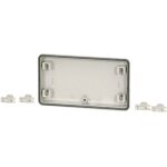 Plaque pour presse - �toupes plein(e) eaton 93171 gris (l x l x h) 23 x 250 x 116 mm