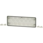 Plaque pour presse - �toupes avec empreinte eaton 17236 gris (l x l x h) 23 x 329 x 116 mm