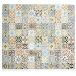 Plaque de protection en verre pour po�le mosaic, grande zeller