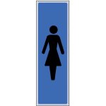 Plaque signaletique  dames  (symbole)