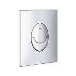 Plaque de commande skate air vertical grohe - 15, 6 x 19, 7 cm - chrome