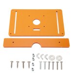 Plaque de table de routeur, insertion de travail du bois, outils de fraisage avec accessoires