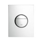 Plaque de commande wc nova cosmopolitan, double touche ou interrompable, pour m�canisme pneumatique