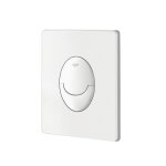 Plaque de commande wc skate grohe 38505sh0 15. 6 x 19. 7 cm - blanc