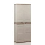 Plastiken armoire de rangement r�sine 4 tablettes