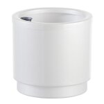 Plastiken pot de fleurs a r�serve d'eau hidrojardinera - 26 cm - blanc