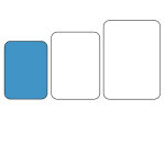 Plateau fast food 345 x 265 mm - 7 couleurs - kristallon