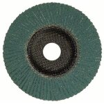 Plateau � lamelles bosch best for inox � surface bomb�e Ø125 grain 80 - 2608607640