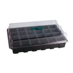 Plateau de ppinire de semis en plastique, 3 paquets de 24 cellules, pot de ppinire de fleurs en plastique, ...