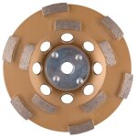 Plateau de ponage diamant  double segment. pour la finition moyenne du bton - makita b - 48549