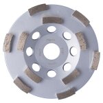 Plateau de pon�age diamant � double segment. pour la finition moyenne du b�ton - makita b - 48577