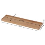 Plateau rectangulaire en bois de bambou, soucoupe de plante, mini pot de fleur, support de pot de faveur, ... Plateau rectangulaire en bois de bambou, soucoupe de plante, mini pot de fleur, support de pot de faveur, ...