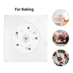 Plateau tournant antid�rapant de 8 pouces, support carr� pour g�teaux en acrylique, outil de d�coration ...