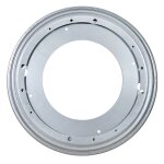 Plateau tournant avec roulements � billes en acier pour meubles, 9 pouces argent