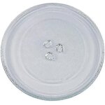 Plateau tournant en verre pour micro - ondes, pour modeles universels, 245 mm, avec 3 fixations Plateau tournant en verre pour micro - ondes, pour modeles universels, 245 mm, avec 3 fixations