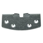 Platine de fixation pour panneau coulissant en bois mince expert argenta