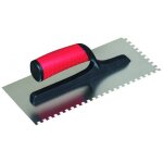 Platoir � colle en inox 28x12 dents 6x6 - taliaplast - 440125