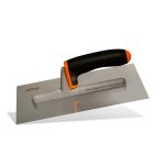 Platoir a enduit 280 x 120 mm lame inox courbee