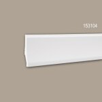 Plinthe 153104 profhome moulure d�corative design moderne blanc 2 m