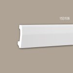 Plinthe profhome 153106 blanche 2m - moulure d�corative moderne